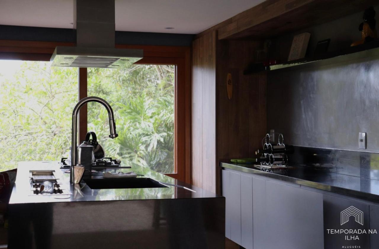 Casa De Praia No Rosa - Vista Para Lagoa De Ibiraquera Имбитуба Экстерьер фото
